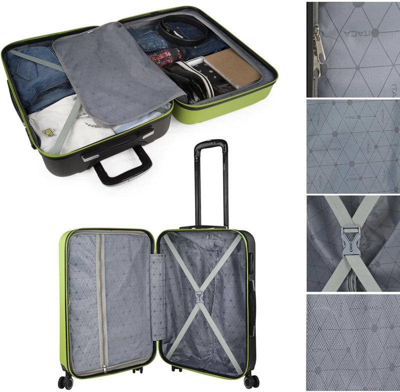 ITACA - Gepäck-Sets, Reisekoffer, Reisekoffer Set, Kofferset, Hartschalenkoffer, Trolley-Set, Luggag