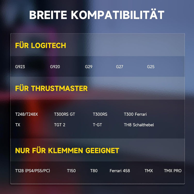 CO-Z Lenkradständer Lenkradhalterung klappbar für Logitech G29 GT G25 G27 G920 Fahrsimulator Rennspo