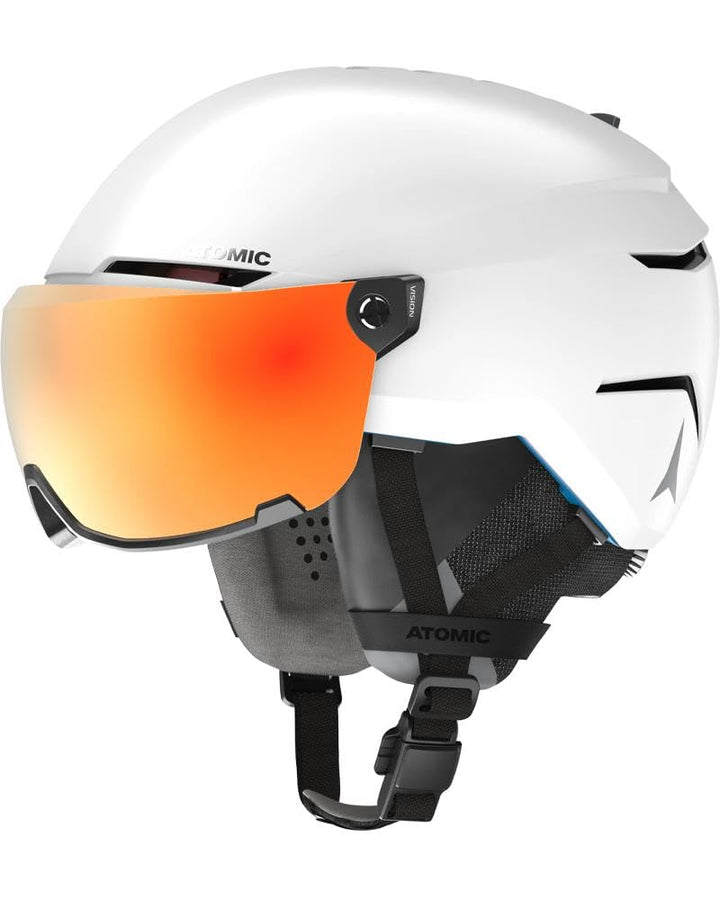 ATOMIC Skihelm Savor Visor HD Weiss 55-59, Weiss 55-59