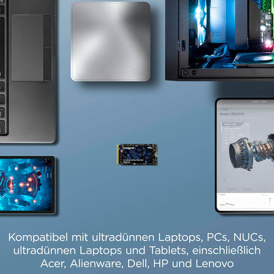 Integral 1TB NVME M.2 SSD 2242 NVMe PCIe Gen3 x4 SSD - Read Speed bis zu 3400MB/s, Write Speed bis z