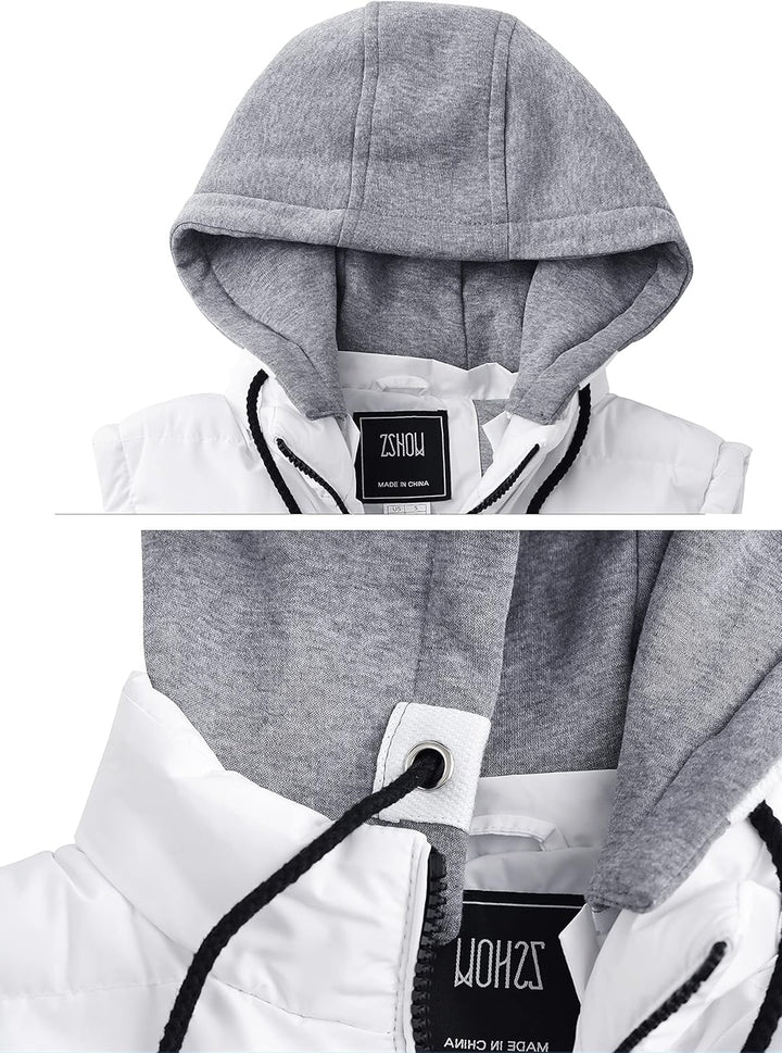 ZSHOW Herren Winter Weste Gesteppte Polsterung Puffer Ärmellos Jacke Warme Outdoor Weste Körperwärme