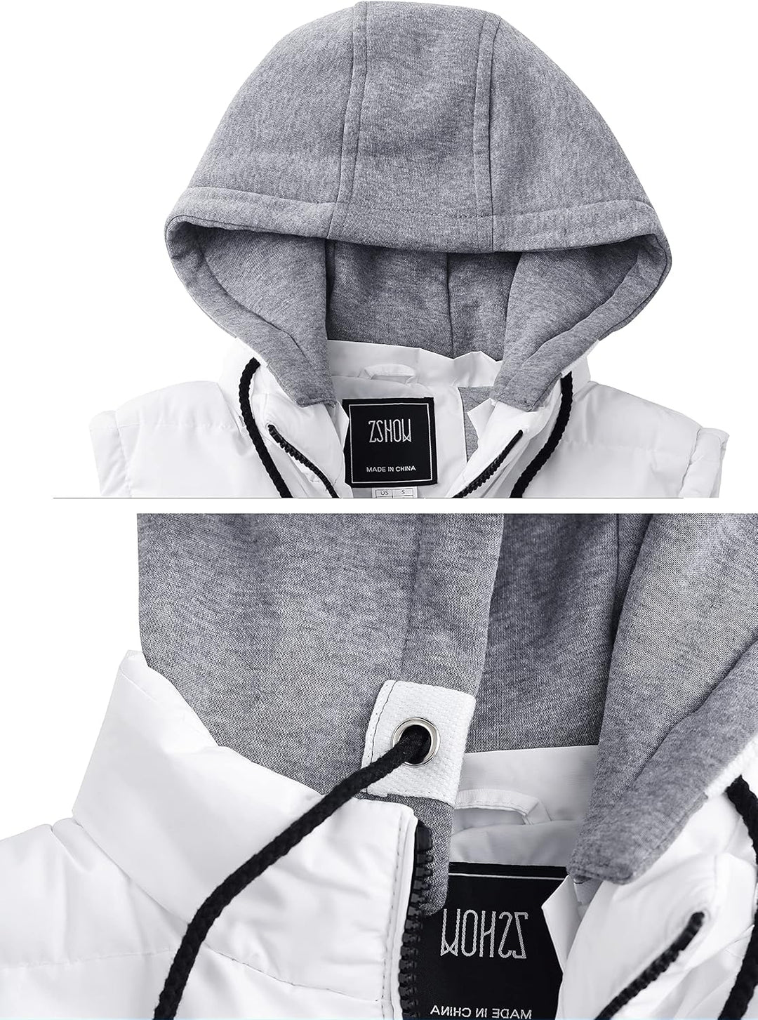 ZSHOW Herren Winter Weste Gesteppte Polsterung Puffer Ärmellos Jacke Warme Outdoor Weste Körperwärme