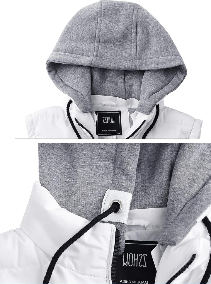 ZSHOW Herren Winter Weste Gesteppte Polsterung Puffer Ärmellos Jacke Warme Outdoor Weste Körperwärme