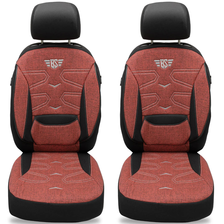 BREMER SITZBEZÜGE Mass Sitzbezüge Schonbezüge für Mercedes GLK X204 KT302 KT302 - Schwarz/Rot GLK X2