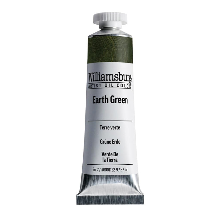 Williamsburg - Handgemachte Oelfarbe - 37 ml - Erdgruen 1.25 Fl Oz (Pack of 1) Green, 1.25 Fl Oz (Pa