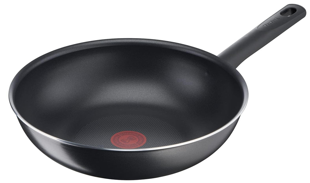 Tefal 28 cm grosse Wokpfanne, 6 bis 8 Personen, keine Induktion, Antihaftbeschichtung, widerstandsfä