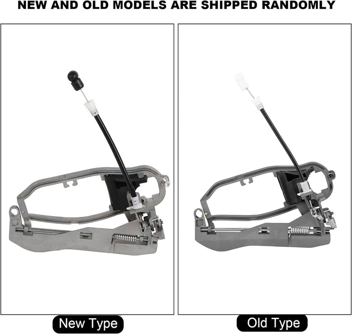 Qii lu Autotürgriff-Träger, Türgriff-Träger-Haltegriff-Gehäuse gepasst für BMW X5 nicht für den Stra