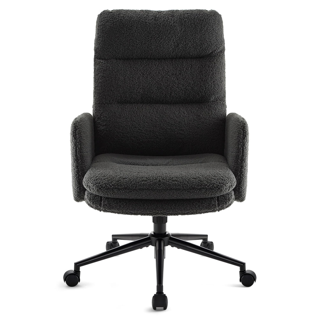 IWMH schminktisch Stuhl, schreibtischstuhl mit Rollen,bürostuhl ergonomisch mit armlehne,schminkstuh