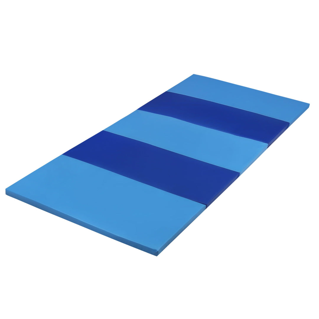 IKEA PLUFSIG Faltbare Gymnastikmatte, 78x185 cm (Blau)