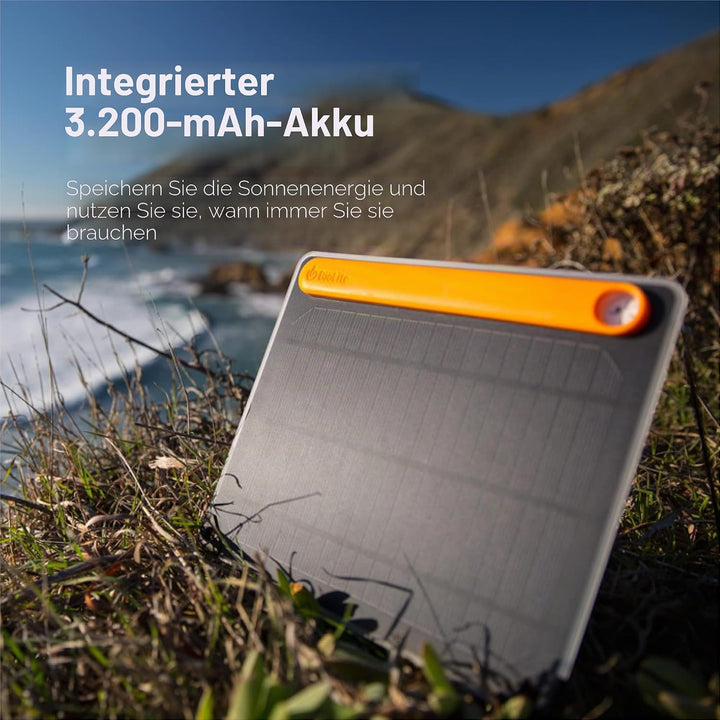 Biolite SolarPanel Ultradünnes Modul mit integriertem 3200 mAh Akku, 5 oder 10 W 5 W one size, one s
