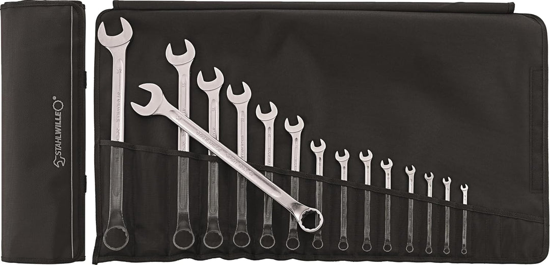 STAHLWILLE 14/15 l Ringmaulschlüssel Set 15-tlg. (6-32 mm)l lange Ausführung, extrem belastbar l sch