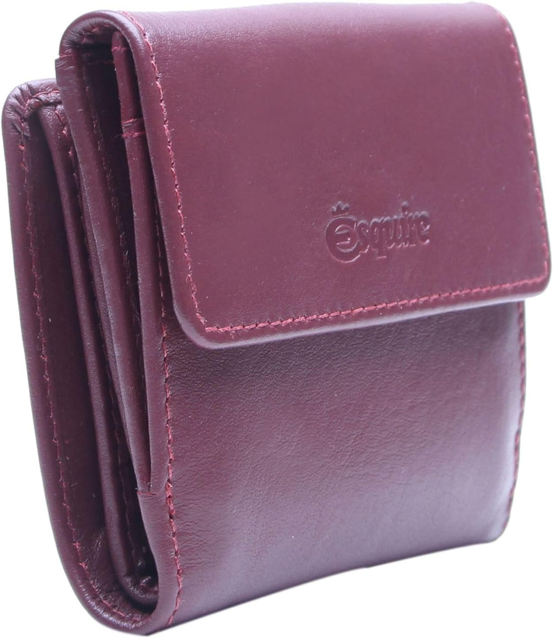 Esquire Peru Geldbörse RFID Leder 10 cm Einheitsgrösse Rot, Einheitsgrösse Rot