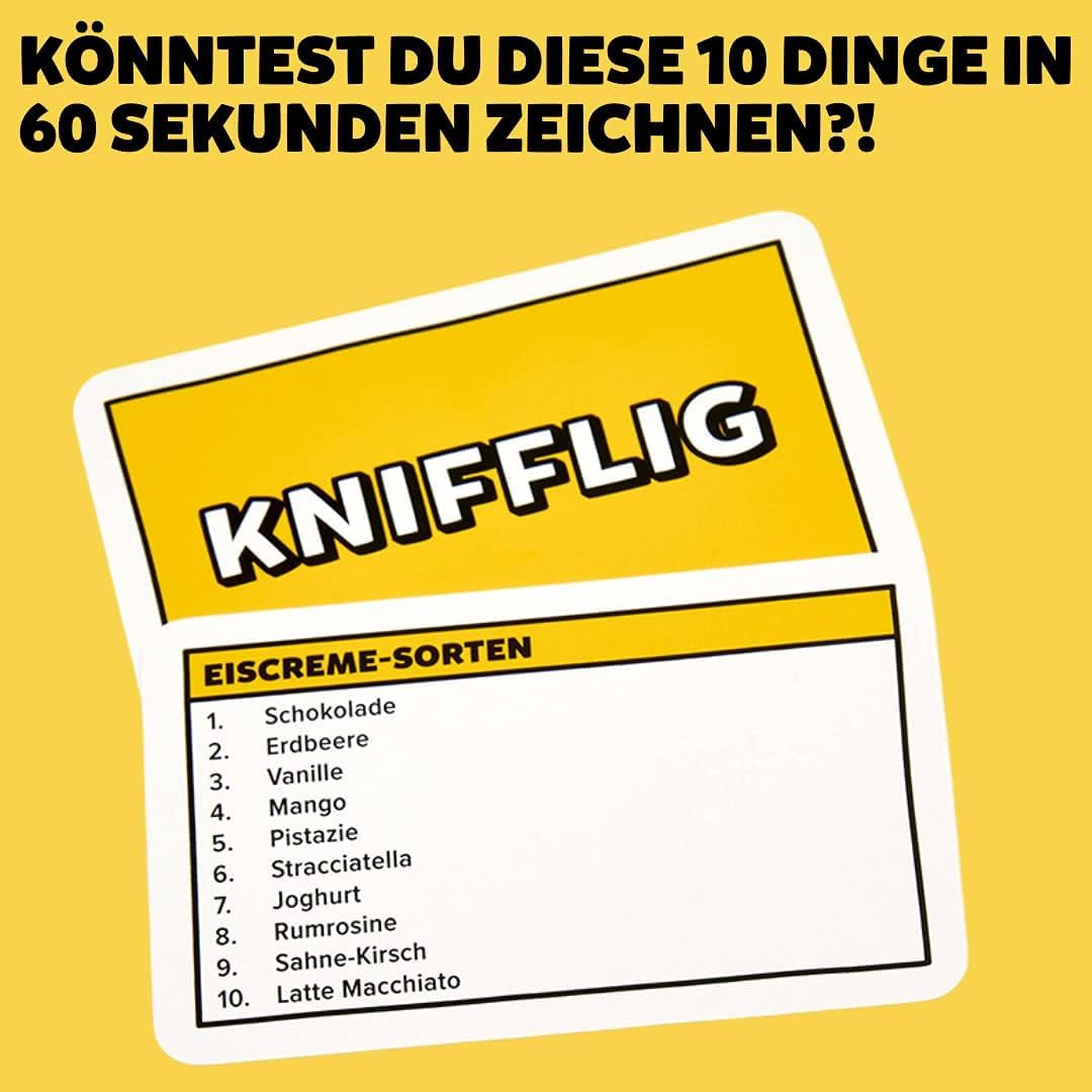 Gamely Sechs-Sekunden-Kritzelei: Das fieberhaft-Flotte, fetzige Zeichenspiel | EIN familienfreundlic