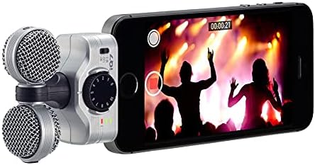 ZOOM iQ7 Mitte-Seite Stereo Mikrofon für iPhone & iPad – Hochwertige Musik- und Tonaufnahmen unterwe