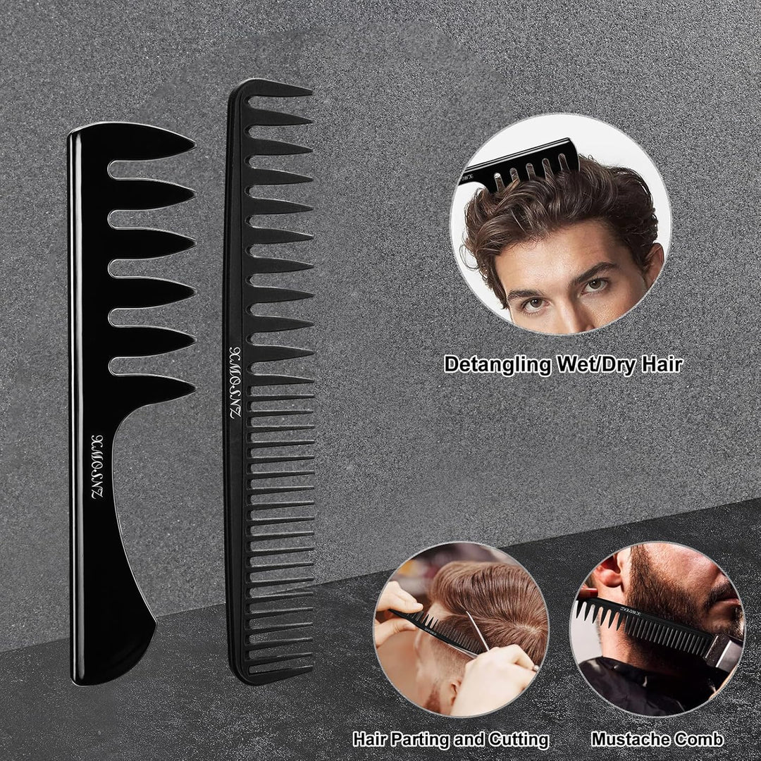 8 Stück Kamm Männer Lockenbürste, Quiff Roller Brush Für Das Hinzufügen Von Volumen, Haarbürste Herr
