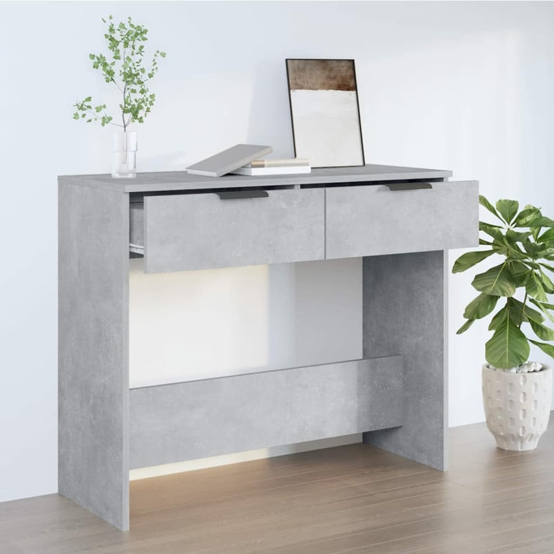 Tidyard Konsolentisch 2 Schubladen Konsole Beistelltisch Sideboard Flurtisch Ablagetisch Frisiertisc