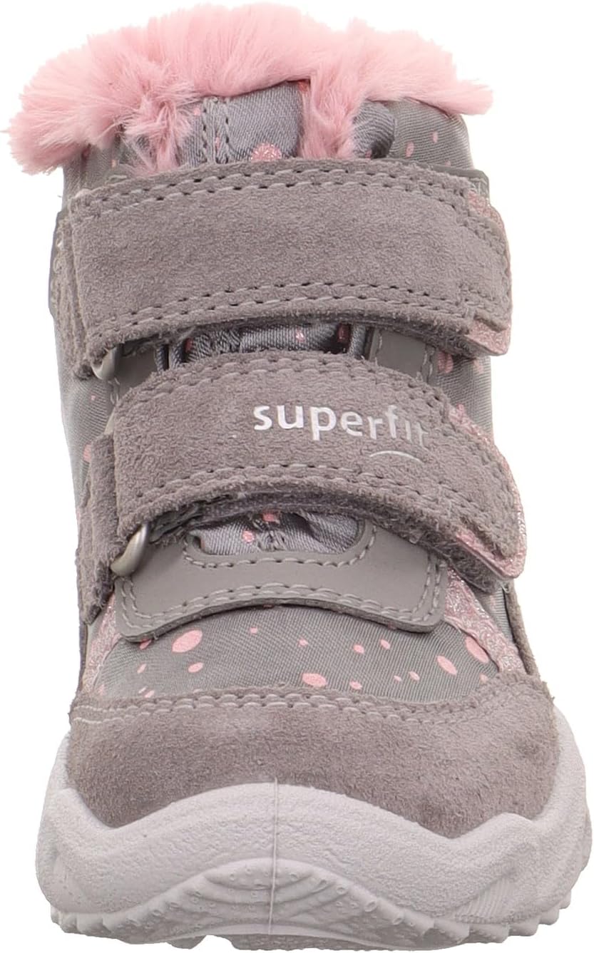Superfit Baby - Mädchen Glacier Stiefel Gore-tex 1-009226Schneestiefel 20 EU Weit Grau Rosa 2500, 20