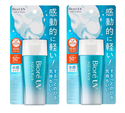 Biore UV Aqua Rich Watery Gel Sunscreen Sonnencreme SPF50+ PA++++ 70g Sonnenschutzmittel Hergestellt