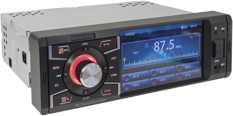 Auto Stereo Auto MP5 Player PNI Clementine 9545 1DIN 4 Zoll Display, 50W x 4, Bluetooth, UKW-Radio,