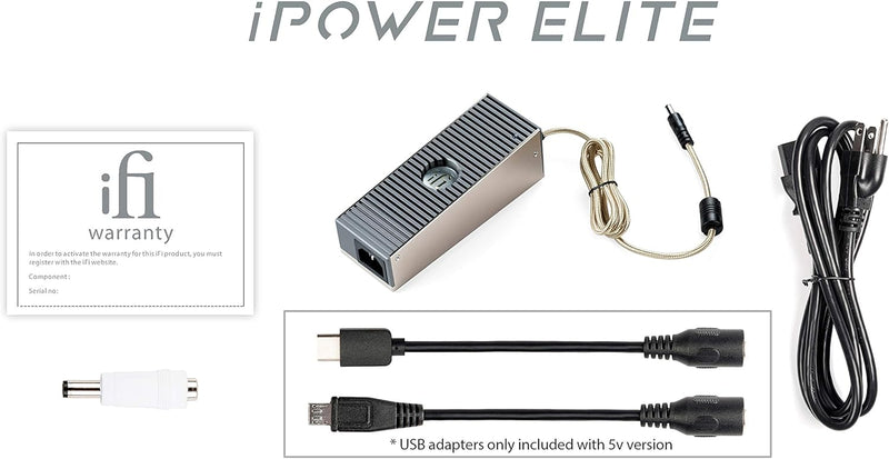 iFi iPower Elite Low Noise Power Supply Adapter (5v), 5v