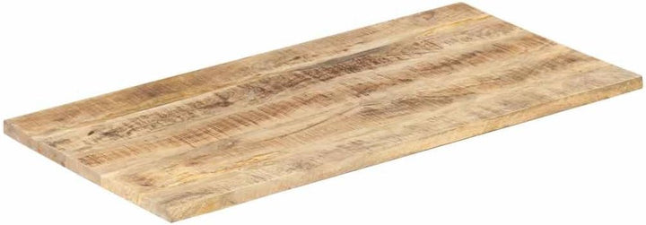 vidaXL Mangoholz Massiv Tischplatte Massivholzplatte Holzplatte Ersatztischplatte Holz Platte für Es