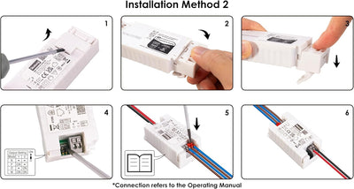 illuburg LED Trafo 12V 15W Dimmbar DALI Push für Osram Philips GU5,3 MR16 Flickerfree LED Netzteil T