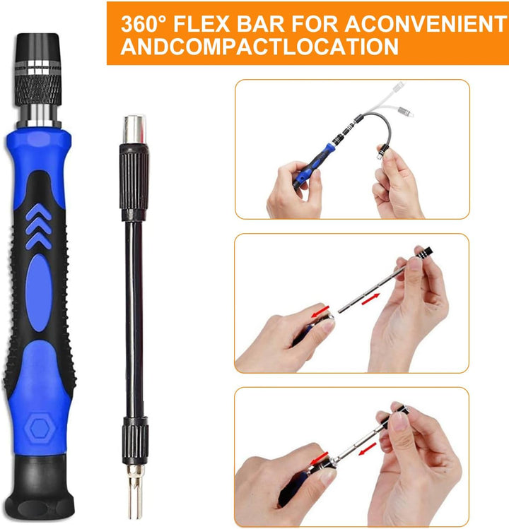 142 in 1 Feinmechaniker Werkzeug Schraubendreher Set, Werkzeugset, Precision Screwdriver Set, Handy