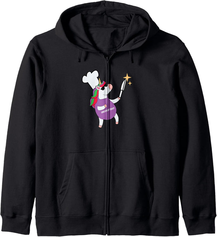 Greatest Chef Funny Unicorn Dabbing Fun Kapuzenjacke