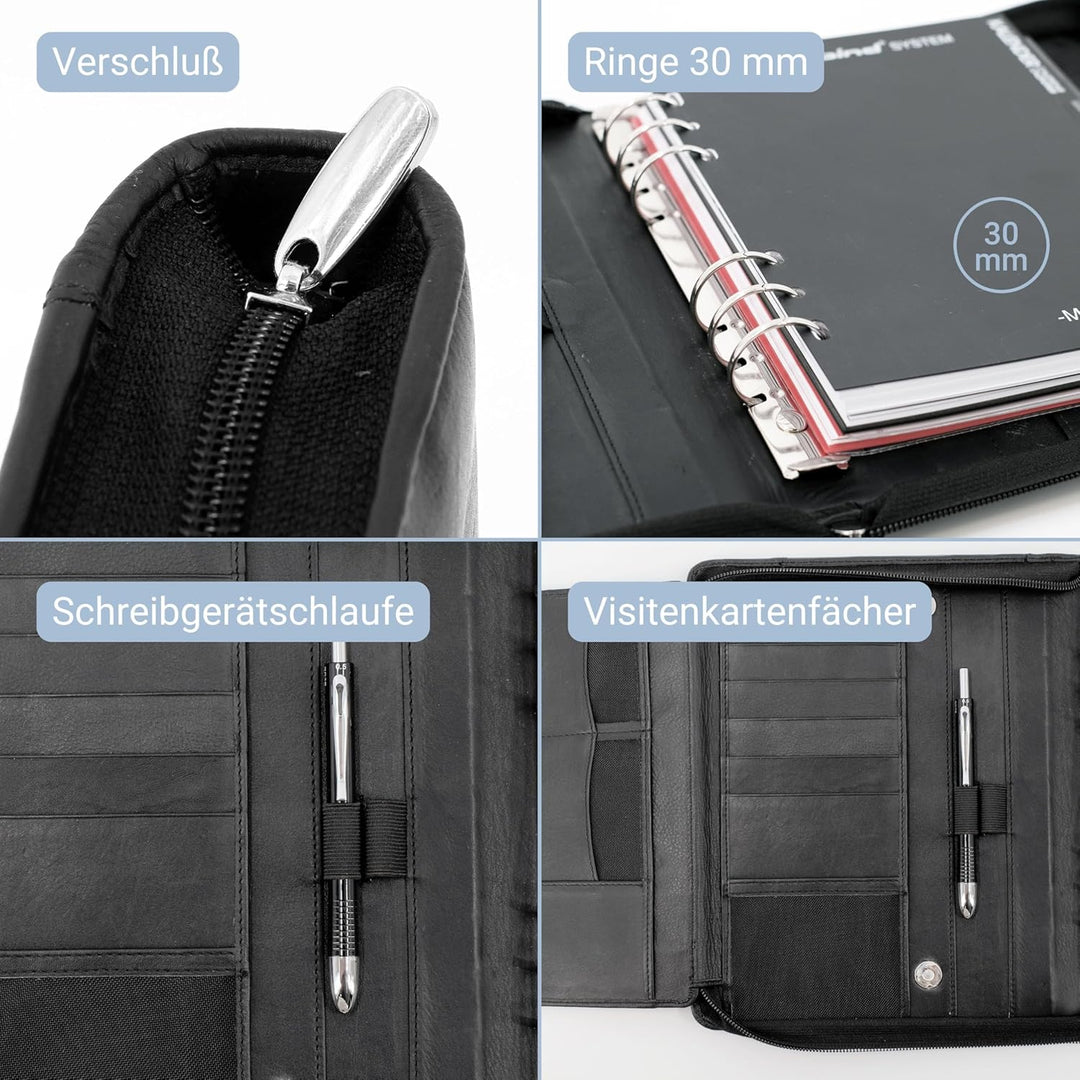 bind Manager-Planer A5 Systemplaner und Kalender 1 Tag = 1 Seiten, Notizbuch,Adressenbuch, Ringbuche