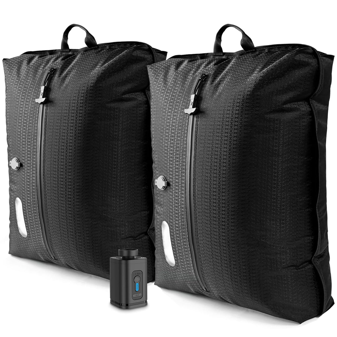 Vakuumbeutel für Kleidung Reise, Reise Vakuumbeutel mit Pumpe Kabelloser, Vacuum Bags for Clothing T