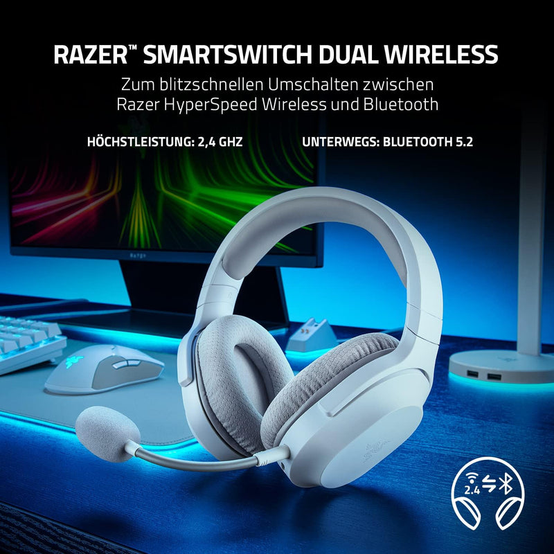 Razer Barracuda X - Kabelloses Multiplattform-Headset für Gaming und Mobile Geräte (SmartSwitch Dual