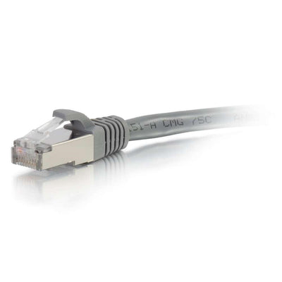 C2G 20M Grau CAT6A Ethernet Gigabit LAN Netzwerkkabel (RJ45) Vernickeltes und kupfergeflochtenes Pat