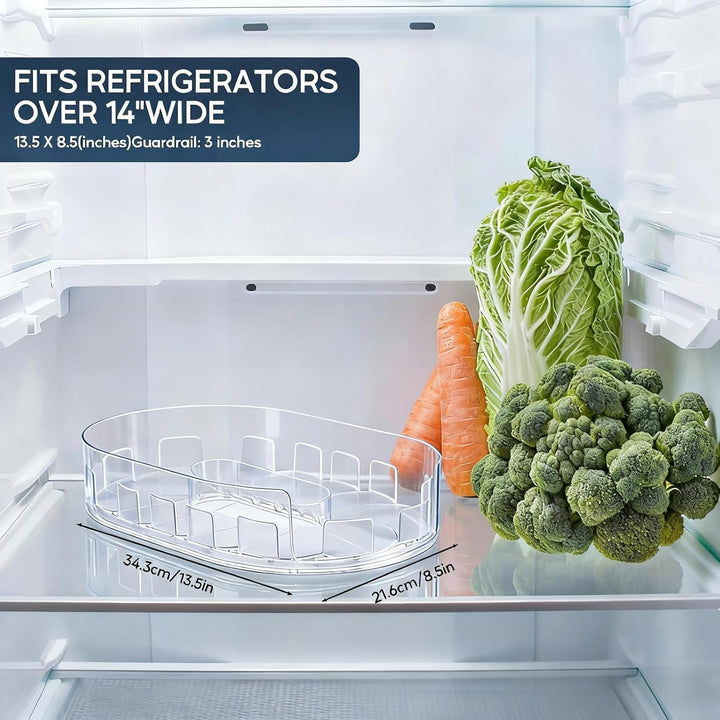 1 Stück Lazy Susan Drehteller Kühlschrank, 360° Drehbarer Kleiner Drehteller Organizer Transparent D