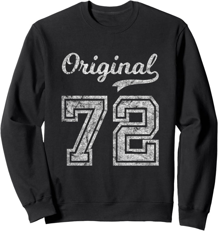 50. Geburtstag Männer Frauen 1972 Original Geschenk Sweatshirt