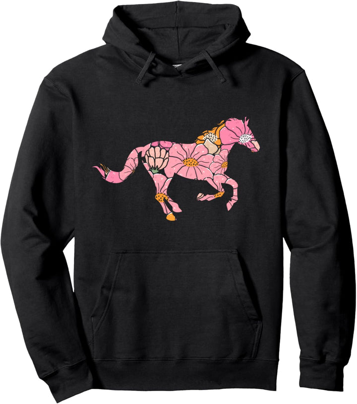 Reiterhof Geschenk für Reiter Vintage Pferd Pullover Hoodie