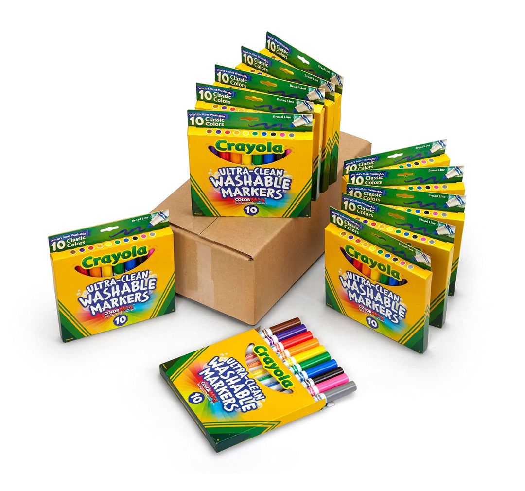 Crayola Broad Ultra Clean Markers (120-Count)