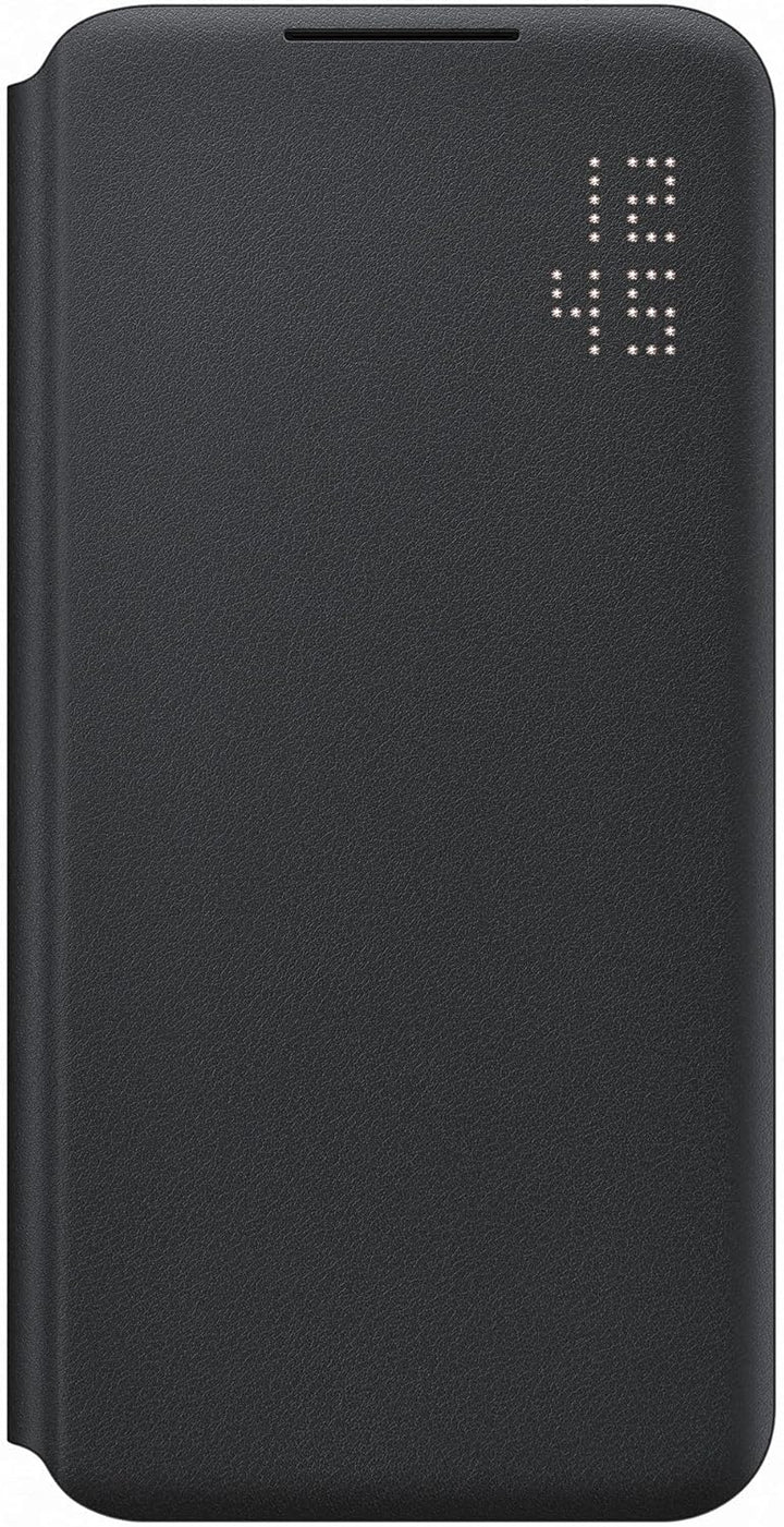 Samsung EF-NS906PBEGEW Led View Smartphone Cover für Galaxy S22+, Handy Hülle, Led Anzeige, Kartenha