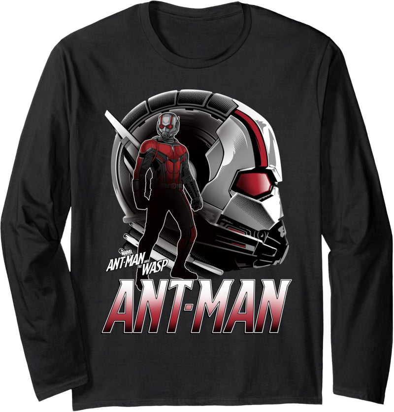 Marvel Ant-Man And The Wasp Ant-Man Helmet Collage Langarmshirt