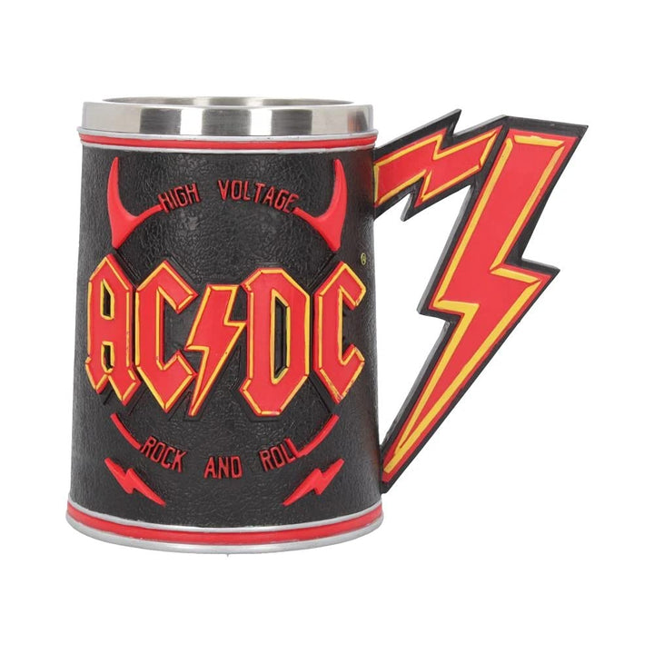 Nemesis Now ACDC Bierkrug, Schwarz, 14,5 cm