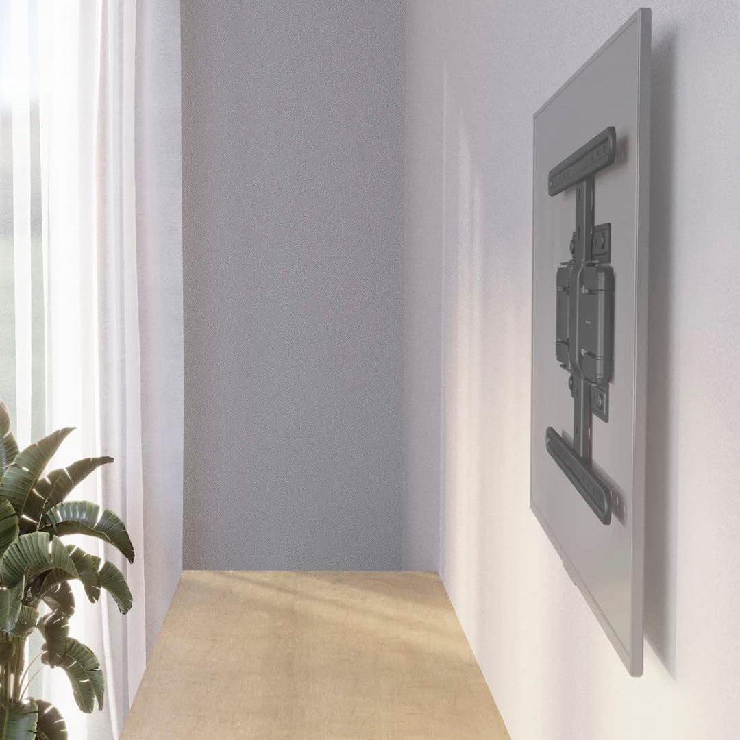 Hama Ultra-Slim TV Wandhalterung für 37"–90" (ultraflache TV-Halterung schwenkbar, neigbar, TV-Arm a