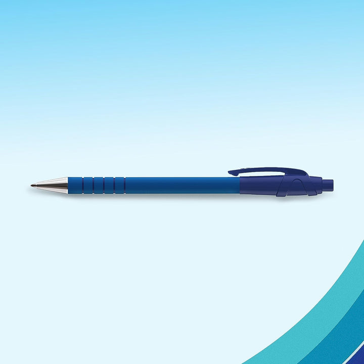Paper Mate Flexgrip Ultra Druckkugelschreiber | mittlere Spitze (1,0 mm) | blaue Tinte | 36 Stück Mi