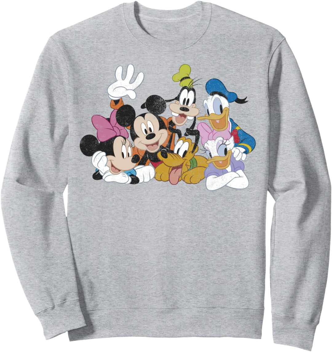Disney Mickey And Friends Classic Group Portrait Sweatshirt