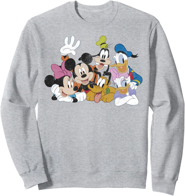 Disney Mickey And Friends Classic Group Portrait Sweatshirt