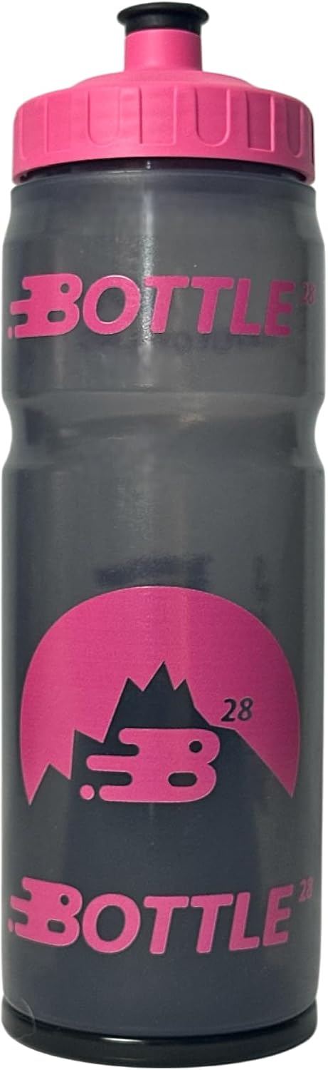 0,7L Fahrradflasche mit integrierter Werkzeugbox Magenta Made in DE Magenta 700 ml, Magenta 700 ml