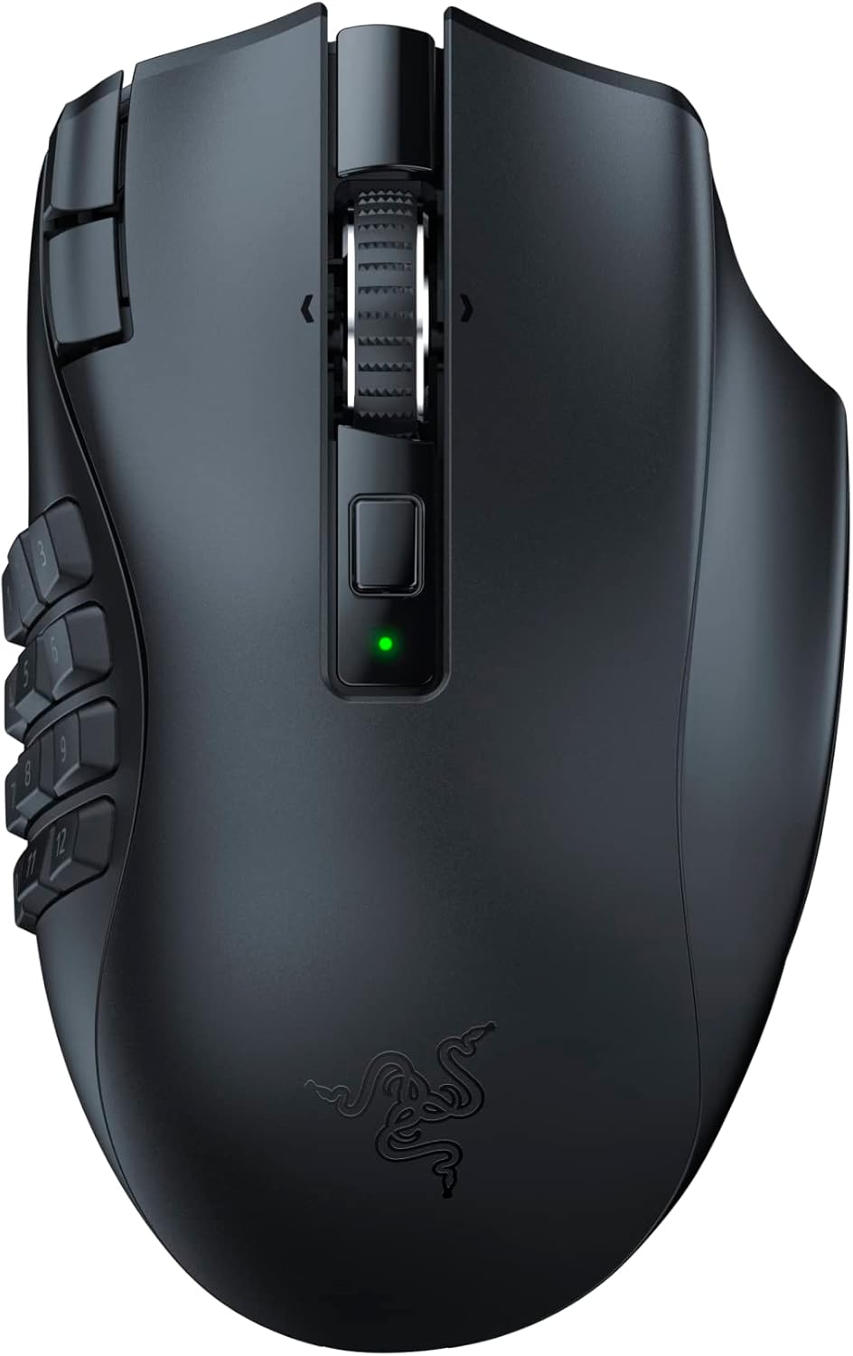 Razer Naga V2 HyperSpeed - Ergonomische Kabellose MMO Gaming Maus & Tartarus V2 - Gaming Keypad