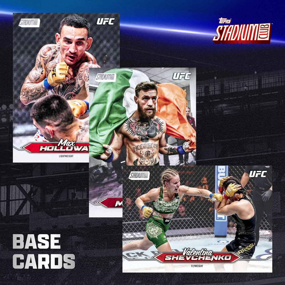 2025 Topps Stadium Club, UFC, werksseitig versiegelt, Vorteilsbox
