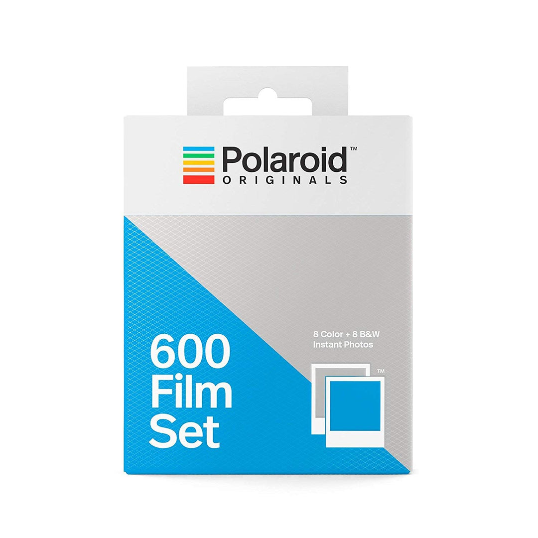 Polaroid Originals Filmset 600 (1Color-1B&W) Set von 2 - 1 S&W / 1 Farbe - Weisser Rahmen, Set von 2