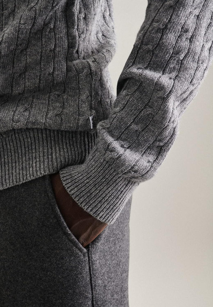 Seidensticker Herren Pullover, L Grau