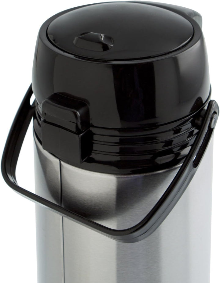 Quid Xylon Thermoskanne, Edelstahl, 1,9 l, Stahl (Packung mit 2) 1,9L (Packung mit 2), 1,9L (Packung