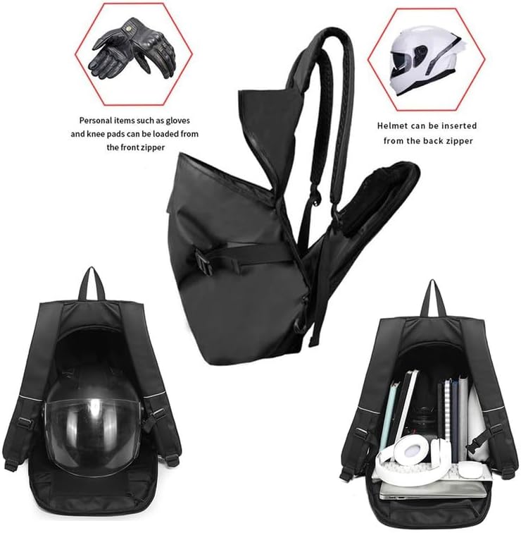 Motorrad Rucksack,Motorradrucksack,40L,Rucksack Motorrad,Rucksack Wasserdicht Motorrad,Grosse Kapazi